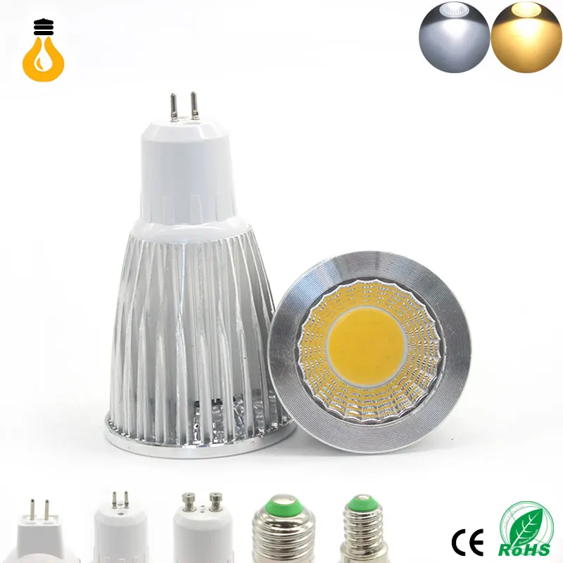 Новое высокое Мощность светодионая лампа MR16 GU5.3 Коб 9 Вт 12 15 Вт/Светодиодная