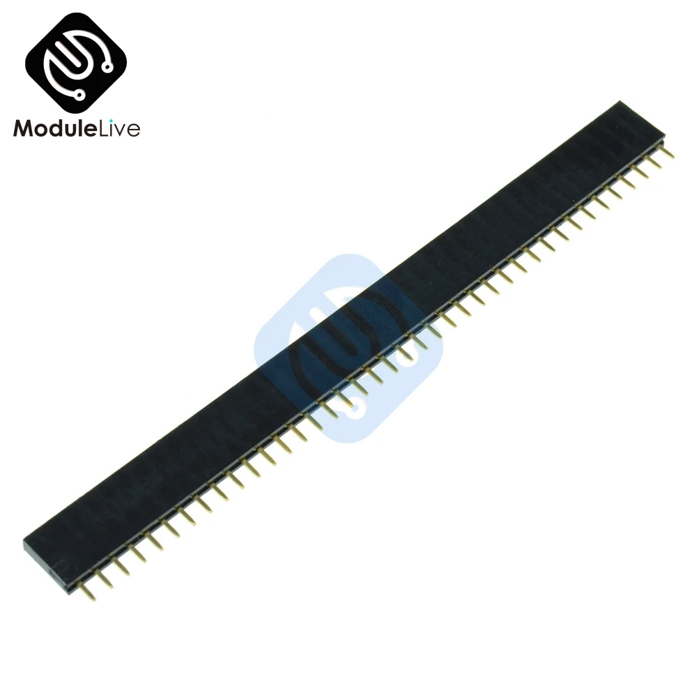 5 шт. 40 Pin 2 54 мм Женский Однорядный штыревой коннектор DIY для Arduino|Детали и