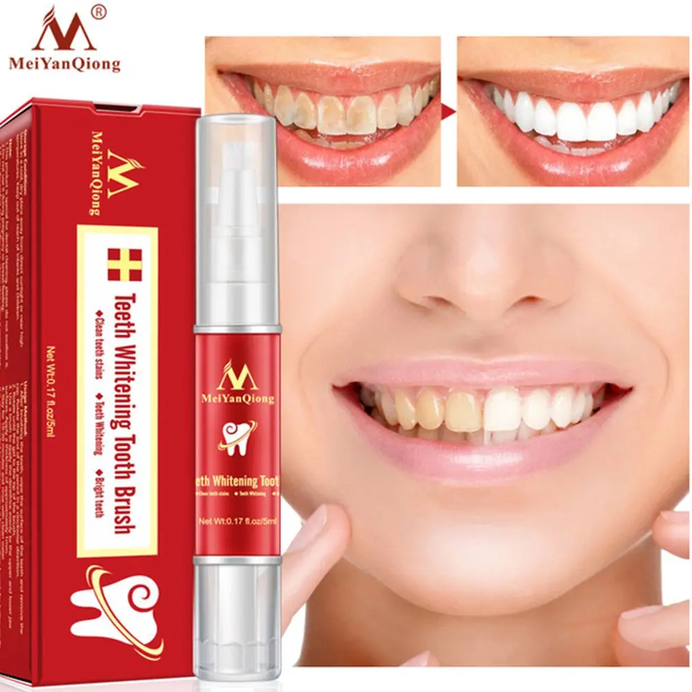 Белый отбеливание зубов ручка гель отбеливатель удаление пятен гигиены полости