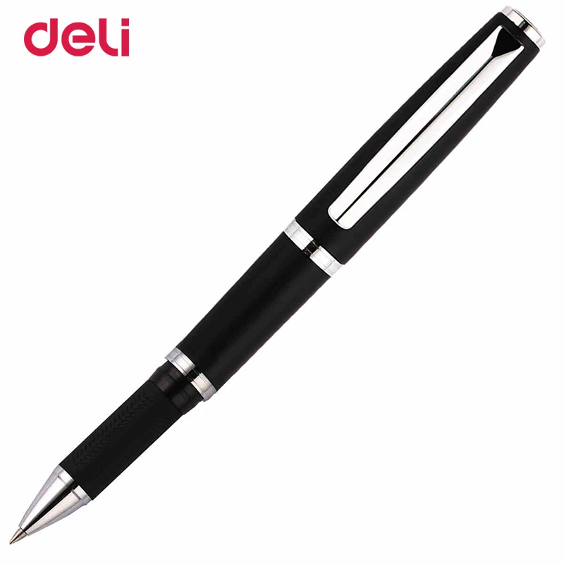 Deli 1 шт., канцелярские товары, гелевые ручки 0,5 мм, модные гелевые ручки, скраб на ощупь, гелевые ручки, школьные принадлежности для письма, подарочная коробка