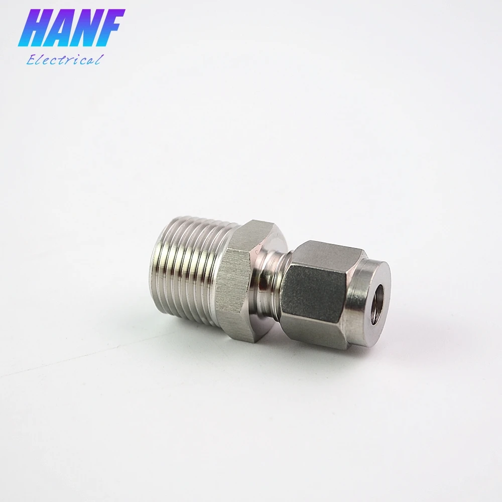 1 шт. BSP 3/8 &quotнаружная резьба x 6 мм OD трубка прямая втулка двойные Наконечники
