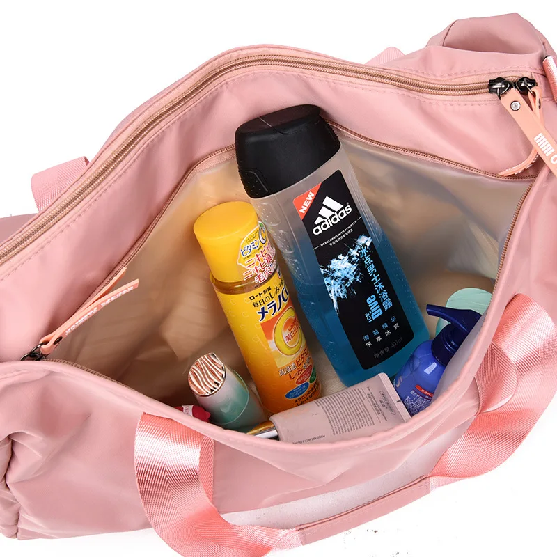 Дешевые блёстки черный Gym Bag женская обувь отсек водостойкие спортивные сумки для фитнес Training Йога Bolsa Sac De спортивная сумка