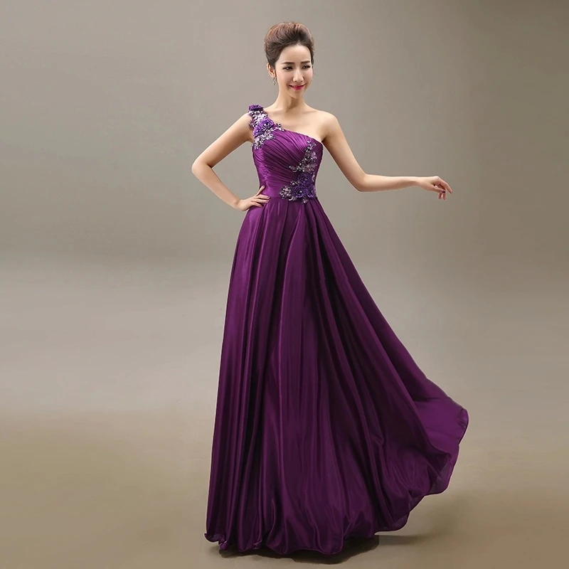 Cheap Slim shoulder dress bride toast red party Toastmaster 2016 new long Evening Dresses Free shipping | Свадьбы и торжества