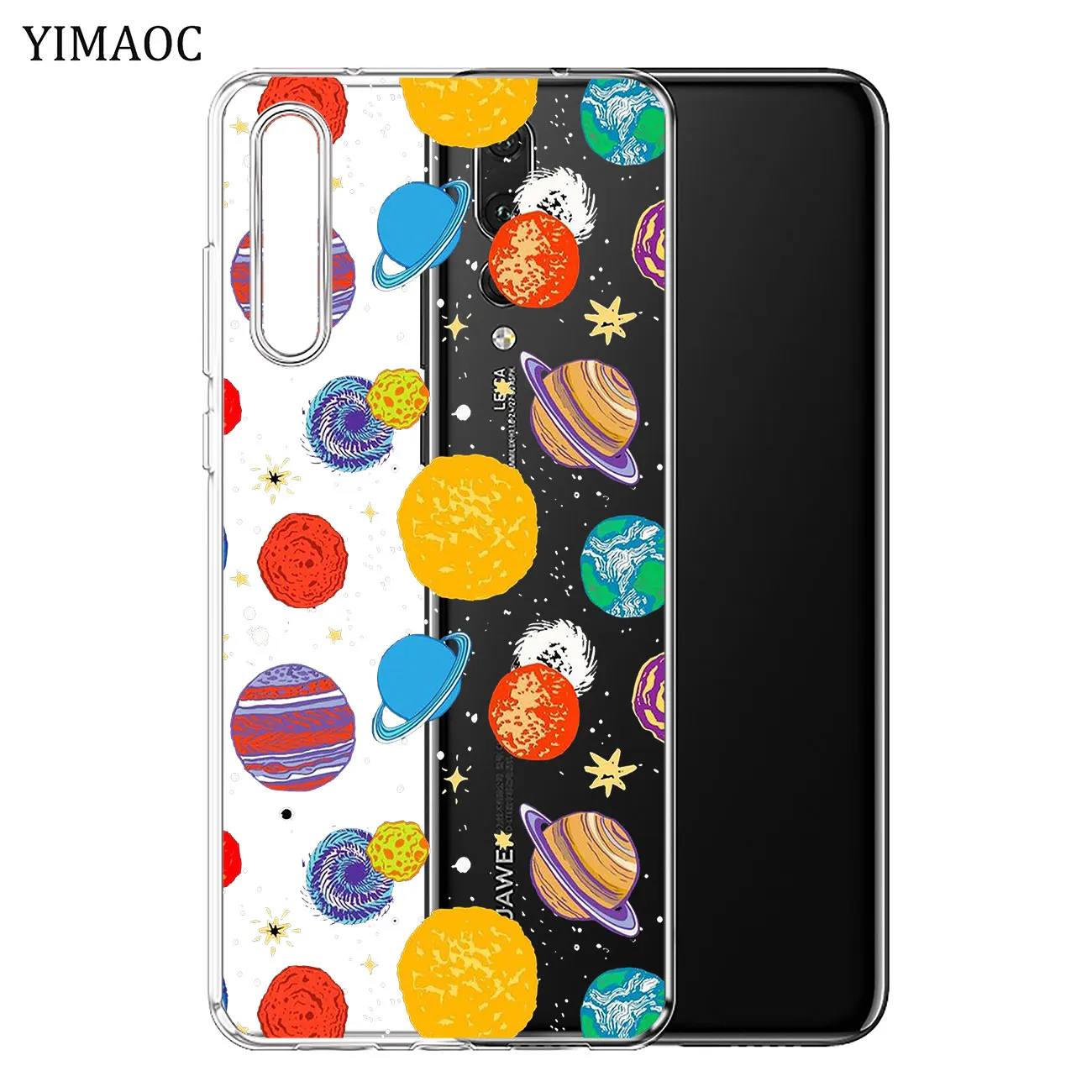 Мягкий силиконовый чехол для телефона YIMAOC Planet Moon astronaut Star Huawei Mate 30 20 Pro 10 Lite Nova 5I 4 3 3i