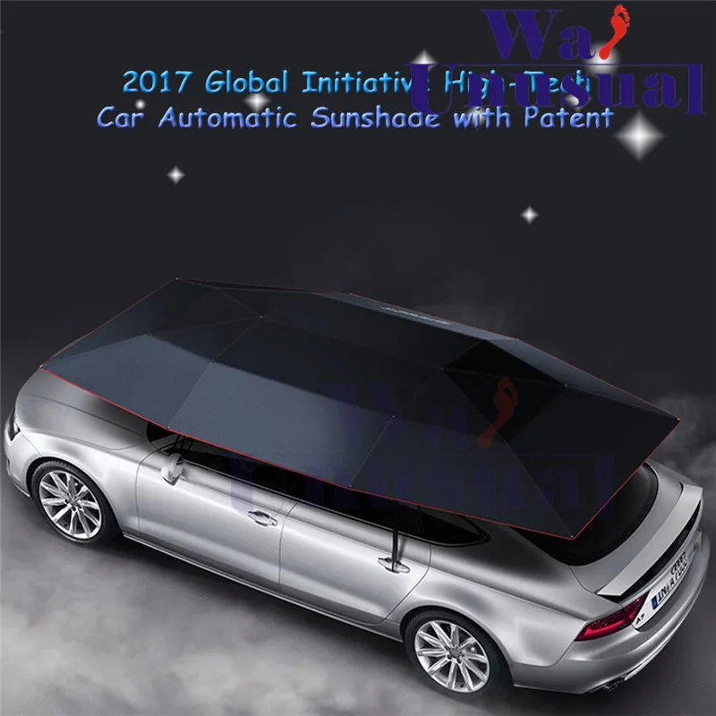 2018 новейший портативный полуавтоматический автомобильный зонт солнцезащитный