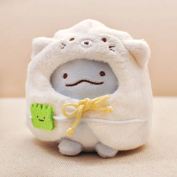Новый KAWAII 8 см Сан х Сумико гураши мягкие игрушки брелок плащ подарок плюшевая