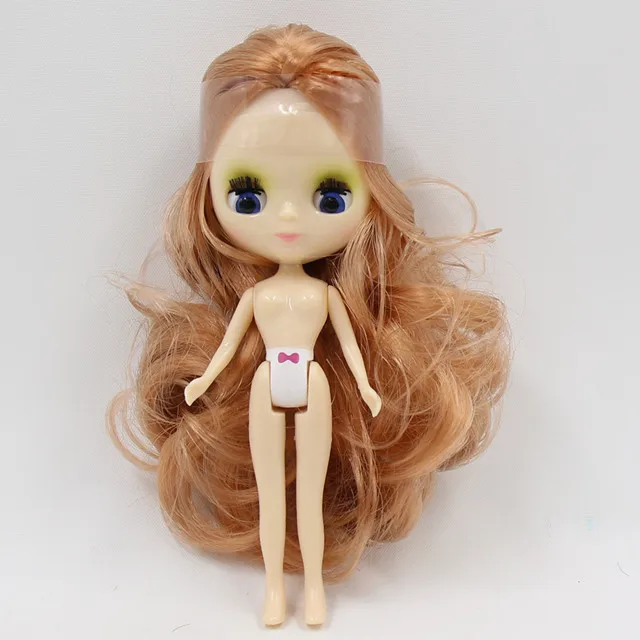 nude doll Ледяная Обнаженная мини кукла blyth 11 см кукла 27 видов стиля для девочки подарок - Цвет: nude doll