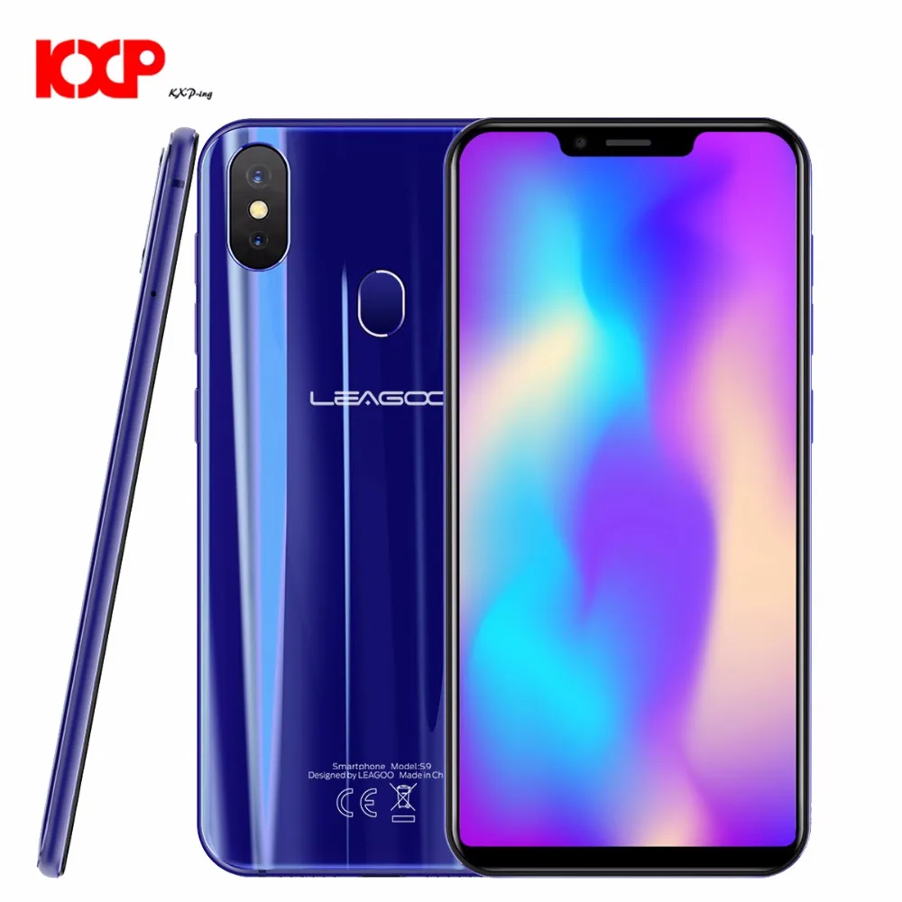 LEAGOO S9 5 85 &quotHD + ips 19:9 Экран Android 8 1 MT6750 Восьмиядерный Оперативная память 4G B