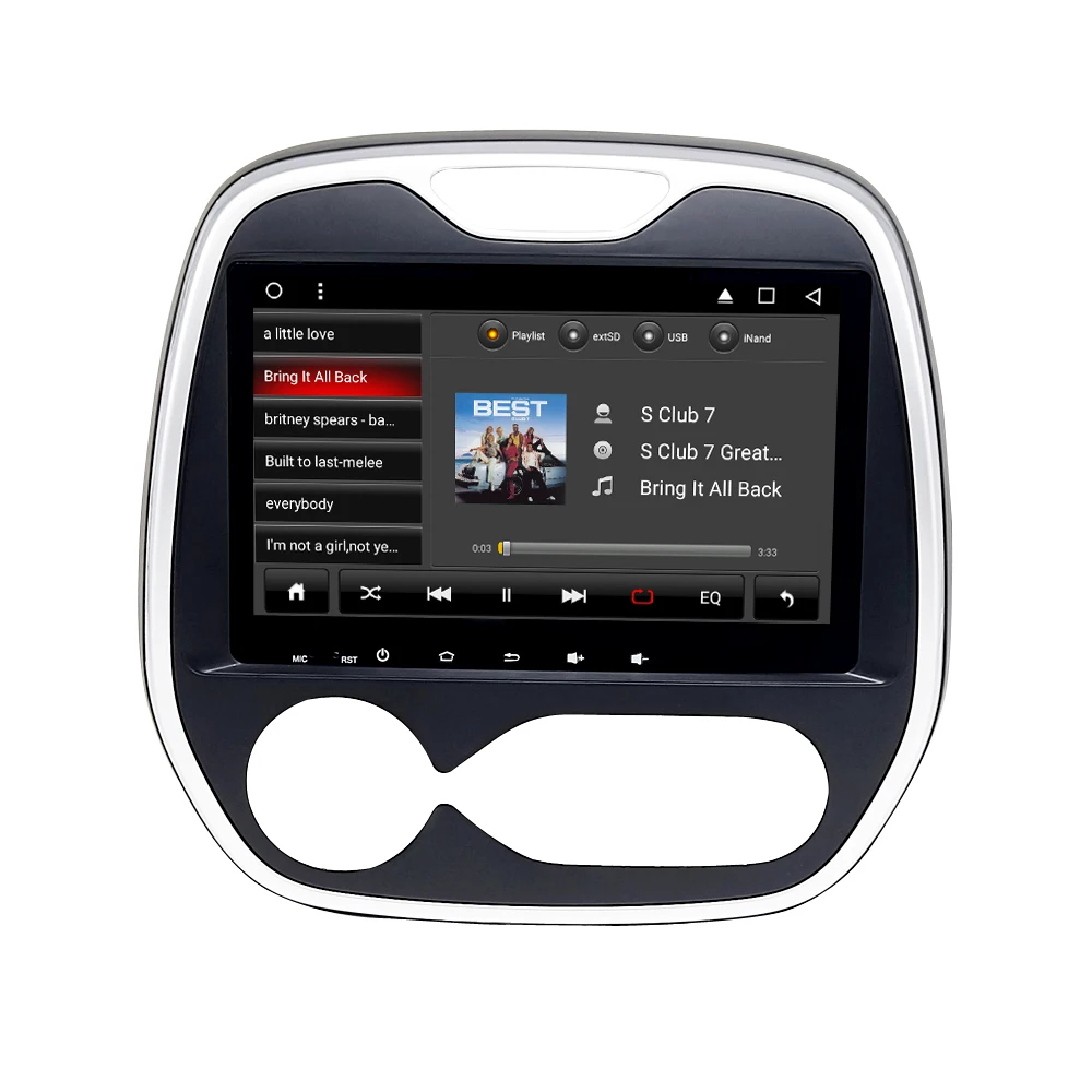 Android 7.1.1 dvd-плеер GPS ГЛОНАСС для Renault Captur Clio Samsung QM3 2011-2015 Мультимедиа Видео Радио