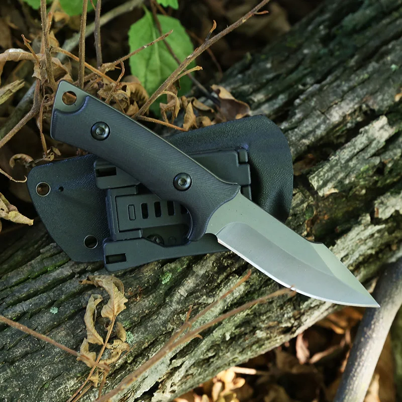 

High quality army Survival knife high hardness wilderness knives essential self-defense Camping Knife Hunting outdoor tools EDC