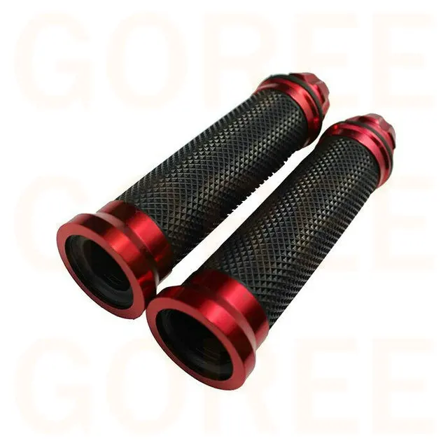 Bicycle hand grips Motorcycle Grips 7/8&quot 22mm CNC Aluminum Handlebar Hand for yamaha atm ktv | Автомобили и мотоциклы