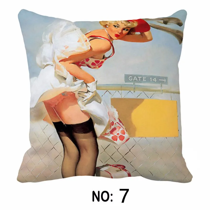 Винтажный Ретро сексуальный Дамский Pinup Girl Холст с печатью постера декоративная