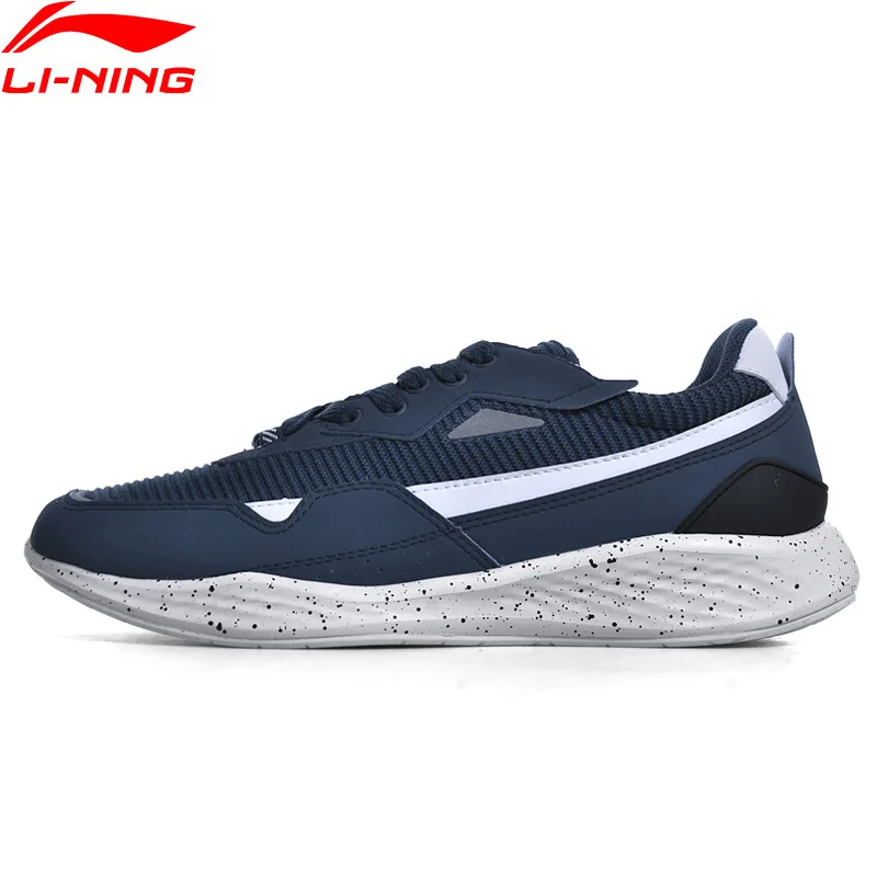 Мужская Спортивная обувь Li-Ning удобные беговые кроссовки с дышащей подкладкой