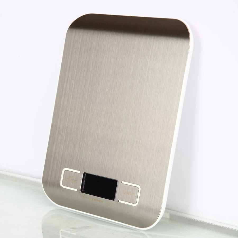 Кухонные цифровые кухонные весы 11lb 5кг из нержавеющей стали платформы