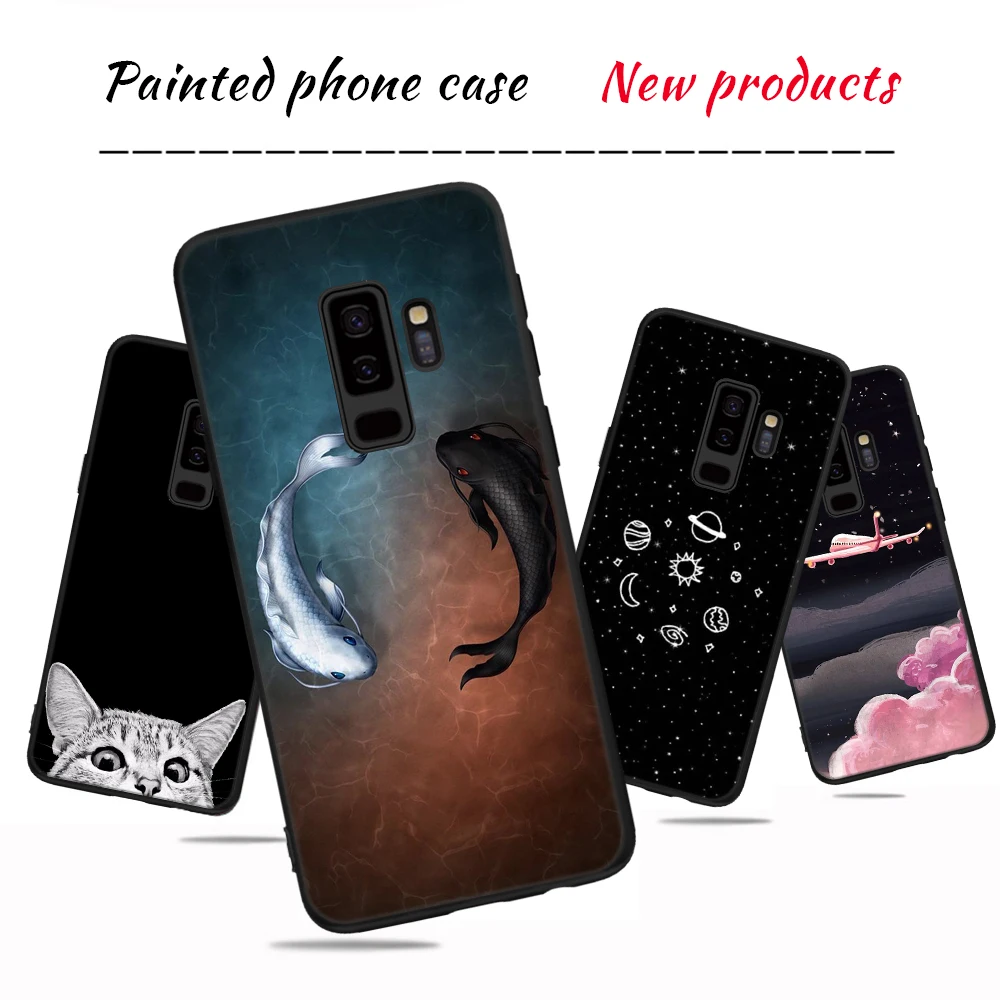 Мягкий чехол для телефона Samsung Galaxy S9 S8 A9 A6 A8 Plus J4 J6 2018 J5 J7 A7 A5 2017 S6 S7 Edge Note 9 Aircraft
