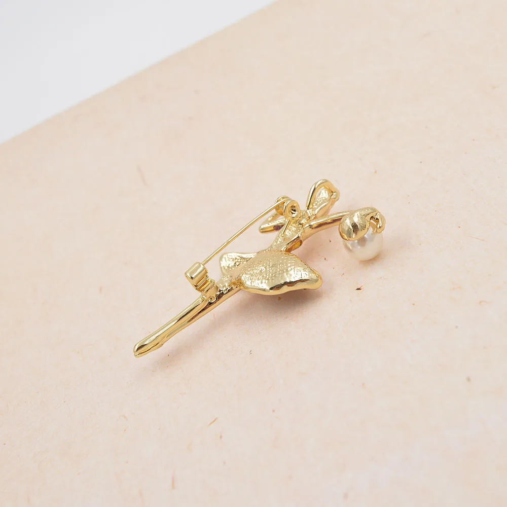 Gymnastics Girl Brooches for Women Cute Enamel Ballet Dancing Pin Bijouterie Corsage Fashion Jewelry | Украшения и аксессуары