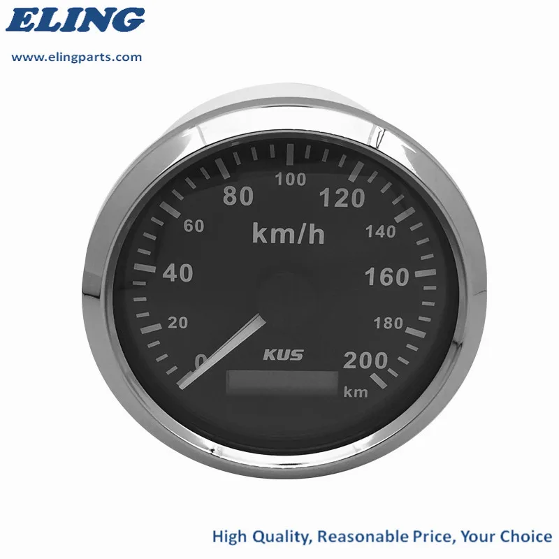 KUS Универсальный 85 мм GPS Спидометр Speedo 200 км/ч для автомобиля Грузовик Мотор Авто с