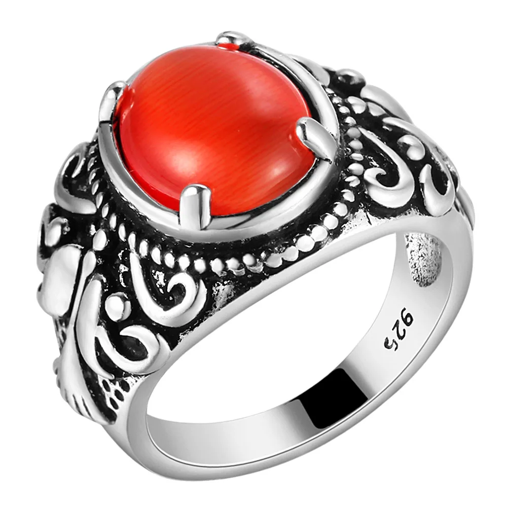 Посеребренные большие белые красные зеленые синие кольца с искусственным