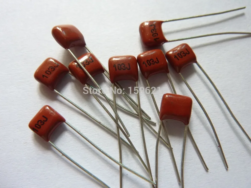 

10pcs CBB 103J 100V 0.01uF 10nF P5 Metallized Polypropylene Film Capacitor