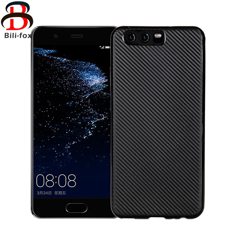 BF Huawei P10 чехол 5 1 дюйма матовый мягкий для телефона из углеродного волокна Plus