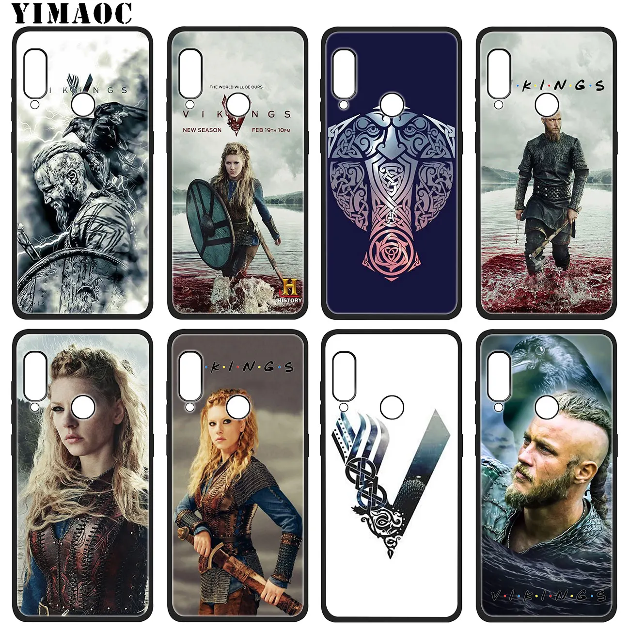 Модный мягкий силиконовый чехол YIMAOC vikings серии 4 для Huawei P20 Pro P10 P9 P8 Lite Mini 2017 P Smart Z 2019