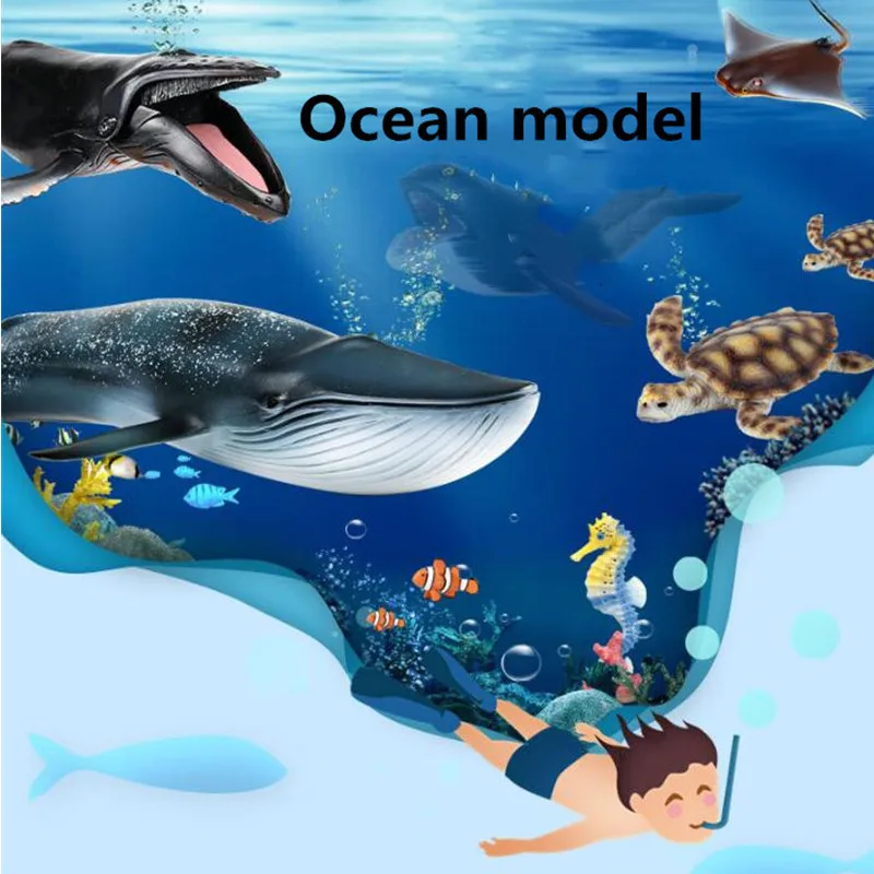 Популярный фильм Megalodon Морская жизнь Морские животные кит Акула модель фигурку