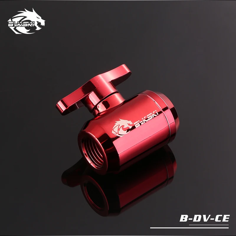 Bykski B-DV-CEV2 ручные винтовые водяные клапаны, бутик несколько цветов G1/4 ''водяные охлаждающие клапаны, для системы охлаждения жестких труб