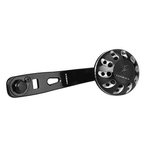 Black silver Gomexus катушка питания ручка для Abu Garcia Ambassadeur Daiwa низкий профиль baitcasing Катушка 8*5 мм ручка 75 мм как описание - Цвет: Black silver
