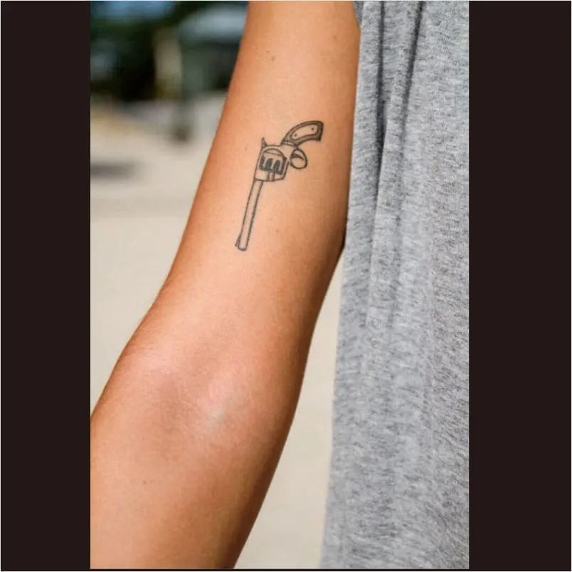 5 шт./компл. временные крошечные татуировки нетоксичный и водостойкий пистолет