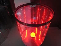 2022colorful lights led sound drum water drums transparent water drum