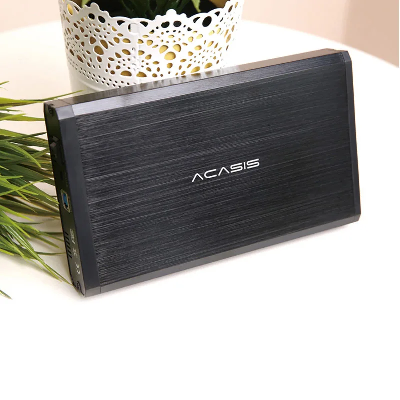 Алюминиевый корпус для внешнего жесткого диска 3 5 дюйма USB 0 SATA 4 ТБ|hard disk enclosure|disk