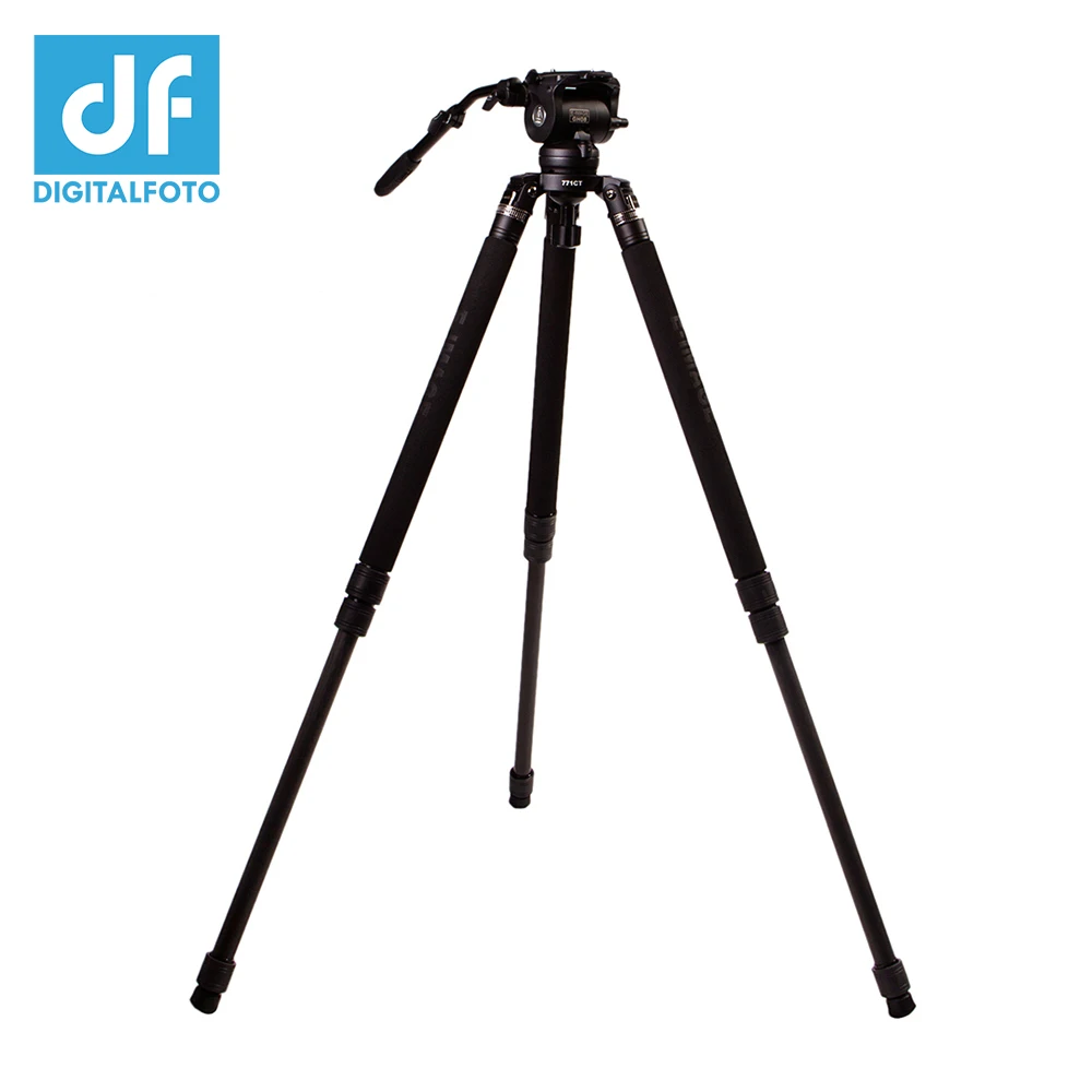 E IMAGE 771CT 25кг штатив для камеры из углеродного волокна с медведем 4 секции видео 75