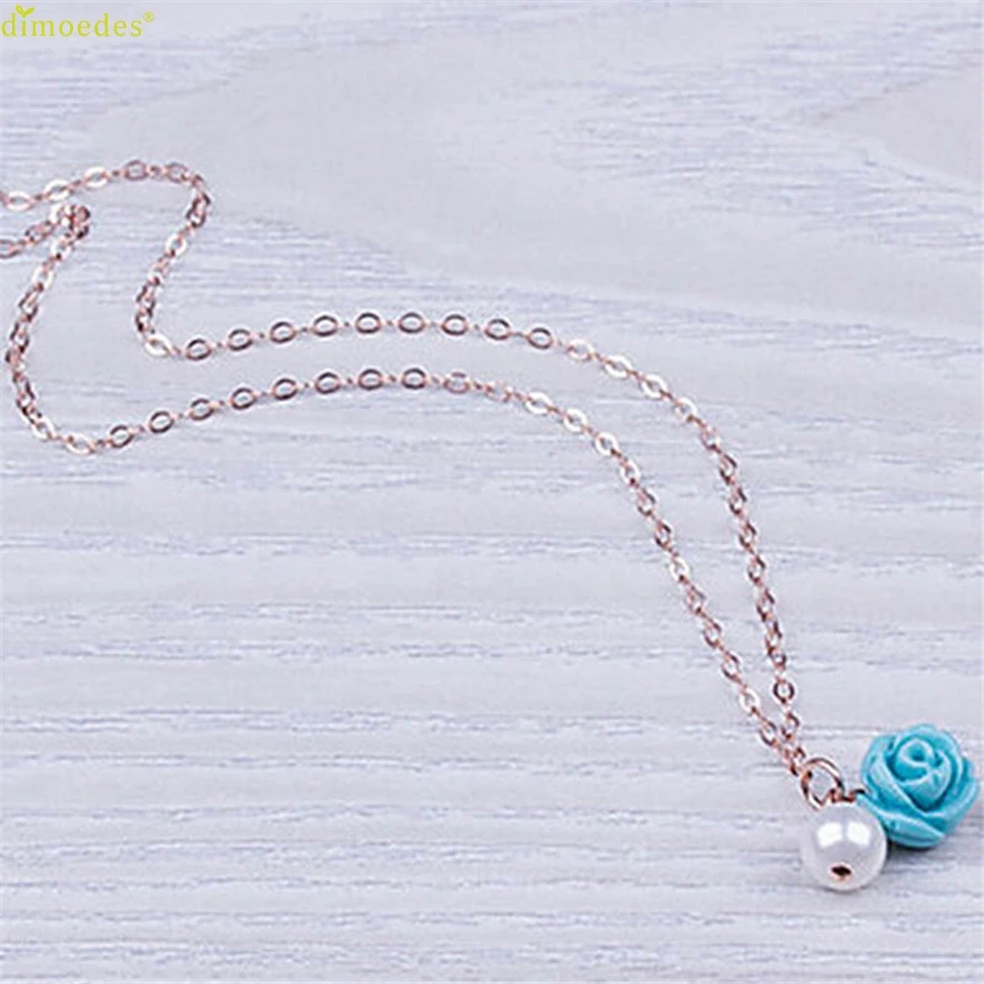 HOT Brand Classic Blue Rose Imitation Pearl Foot Jewelry Anklet Chain Bracelet | Украшения и аксессуары