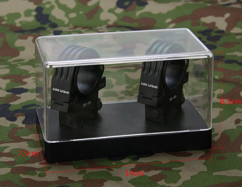 CANIS LATRANS Страйкбольное крепление QD быстро отсоединяемое кольцо диаметром 30-35 мм крепление для винтовки пузырьковый уровень для винтовки прицел OS24-0193