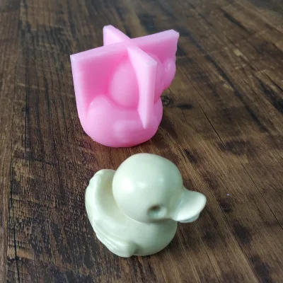 3D Утка Силиконовые свечи формы Fimo глина мыло инструменты для украшения тортов из
