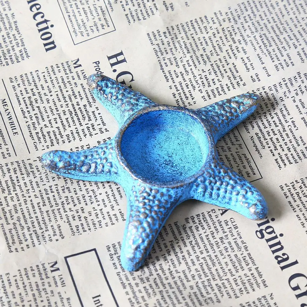 Подсвечник Starfish Винтажный стиль чугунный подсвечник Настольный чайный