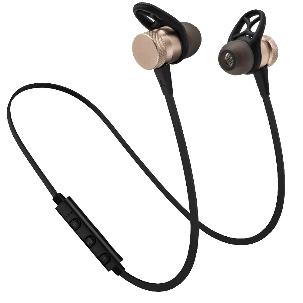 Беспроводные Bluetooth наушники VOBERRY с металлическим магнитом 3D стерео гарнитура для