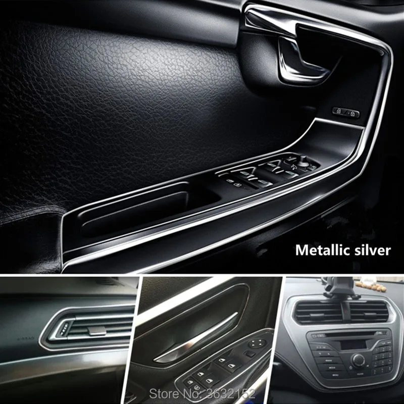 Стайлинг автомобиля интерьерная декоративная нить наклейка Декоративная полоса