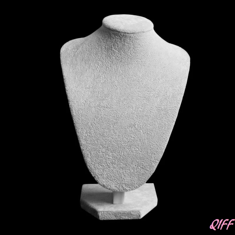 Манекен бархатное ожерелье кулон цепь ювелирные изделия Бюст шеи дисплей стенд