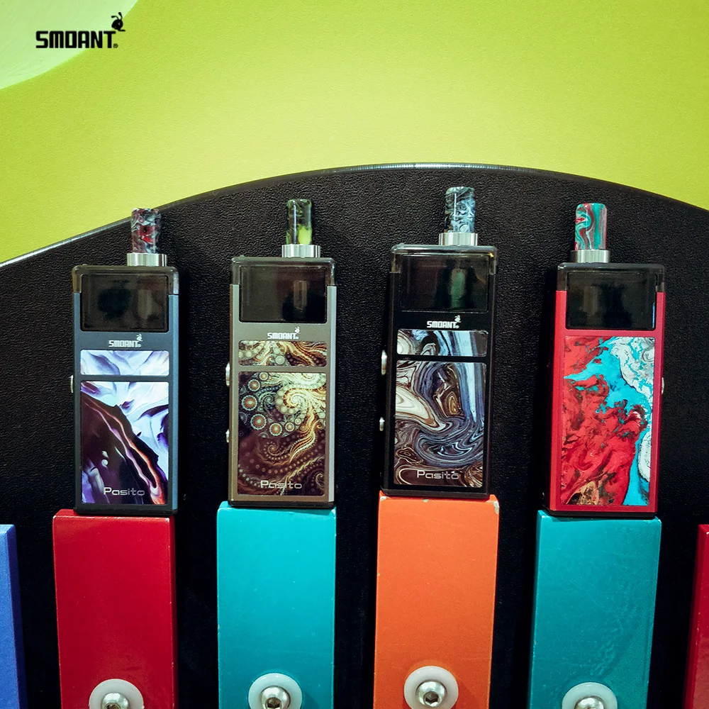 Smoant Pasito Pod Kit System 1100 мАч батарея 2 мл/3 мл емкость система Топ Регулируемый asirflow vape