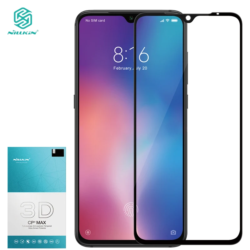 Nillkin Полноэкранный протектор для Xiaomi Mi 9 и Explorer 3D CP + MAX полное покрытие