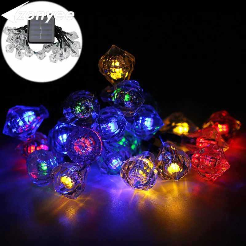 Солнечная Гирлянда Декор гирлянды рождественские светодиодные наружные садовые