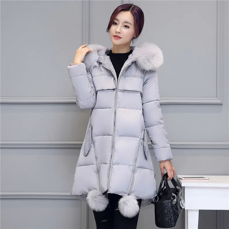Cotton Winter Jacket Women Coat Parka Hooded Warm Plus Size 6XL Outerwear fur collar Manteau Femme MY48|Женские парки| |