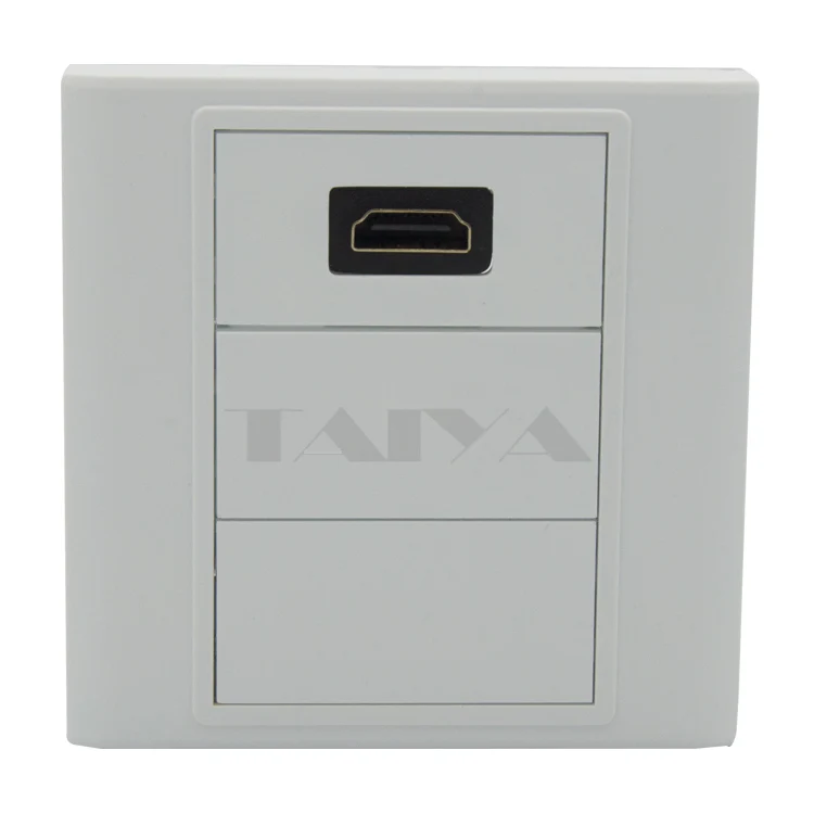 Настенная пластина HDMI с углом бокового разъема гнездо поддержка 3D и 4K|hdmi wall plate|wall