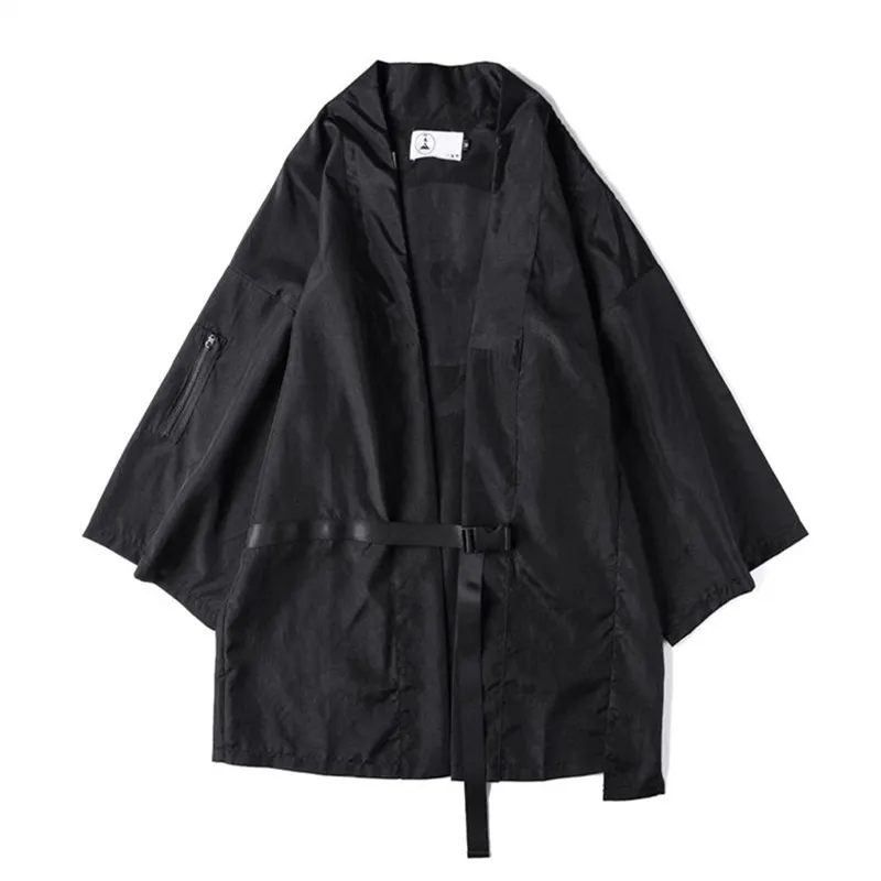 Мужская Летняя Солнцезащитная ветрозащитная ткань тонкая печатная в японском