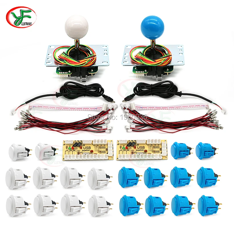 Оригинальная Sanwa Джойстик JLF-TP-8YT с OBSF кнопочный Нулевая задержка игровой набор джойстиков DIY MAME USB контроллер