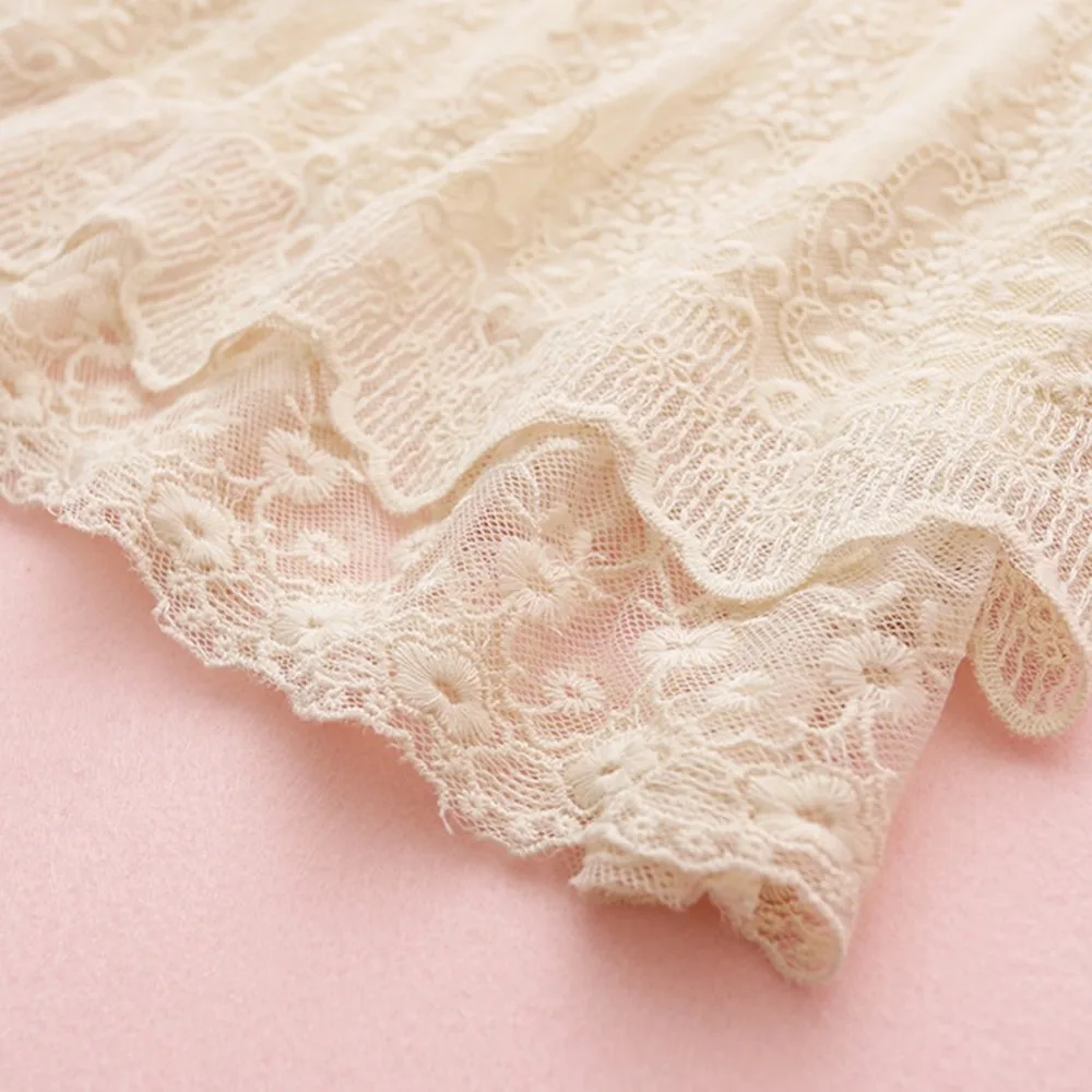 3-14Y Girls Evening Dress Summer Children Costume Fashion Lace Princess Kids O-Neck Party Clothes for Girl | Детская одежда и