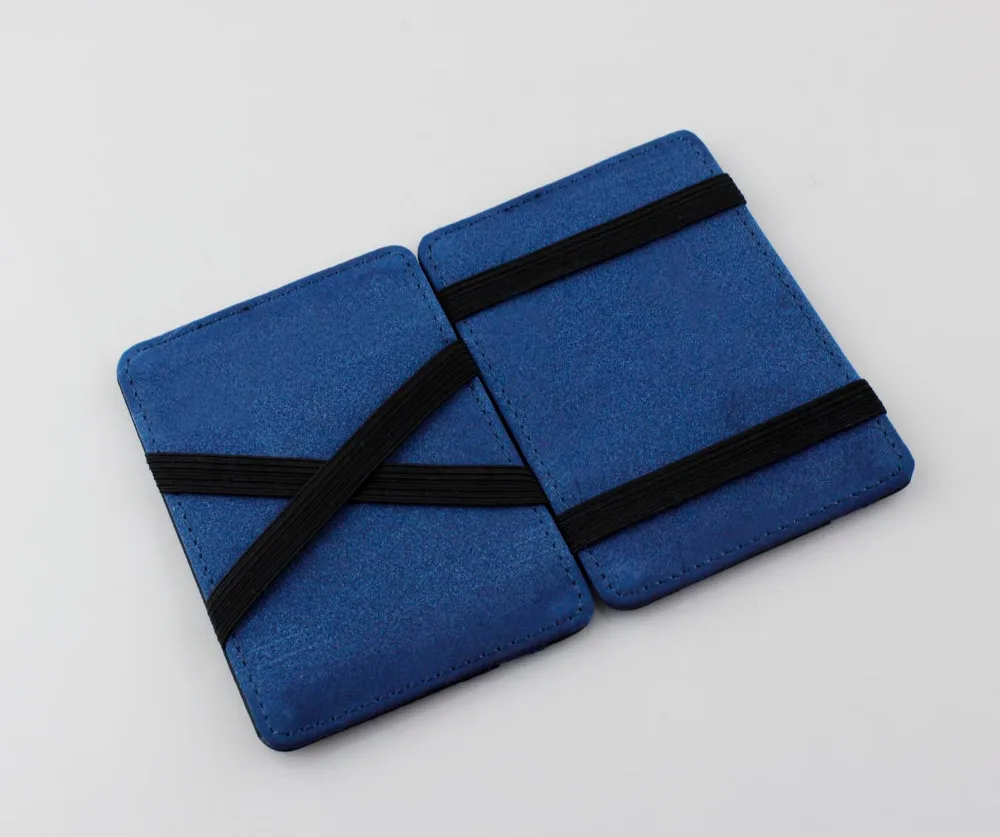 Крутой ультра тонкий кожаный волшебный бумажник держатель для кредитных карт