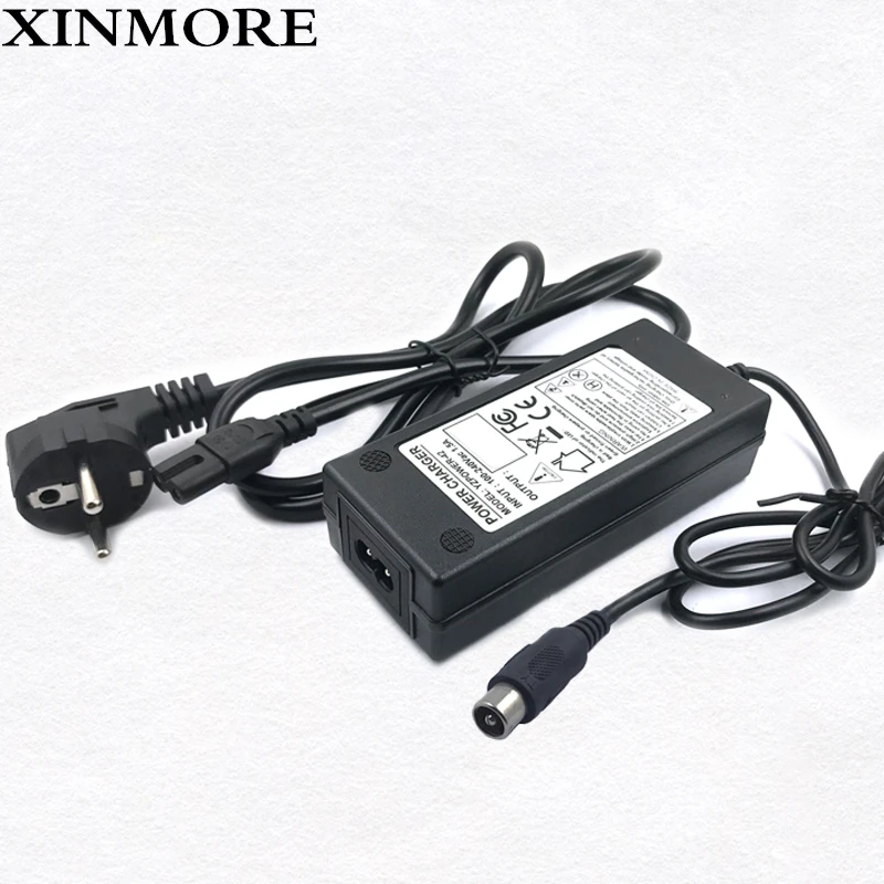 

XINMORE 12.6V Power Supply 4.5A 4A 3.5A Lithium Battery Charger For 12V Electric Scooter Intelligent Electric Bike Tool