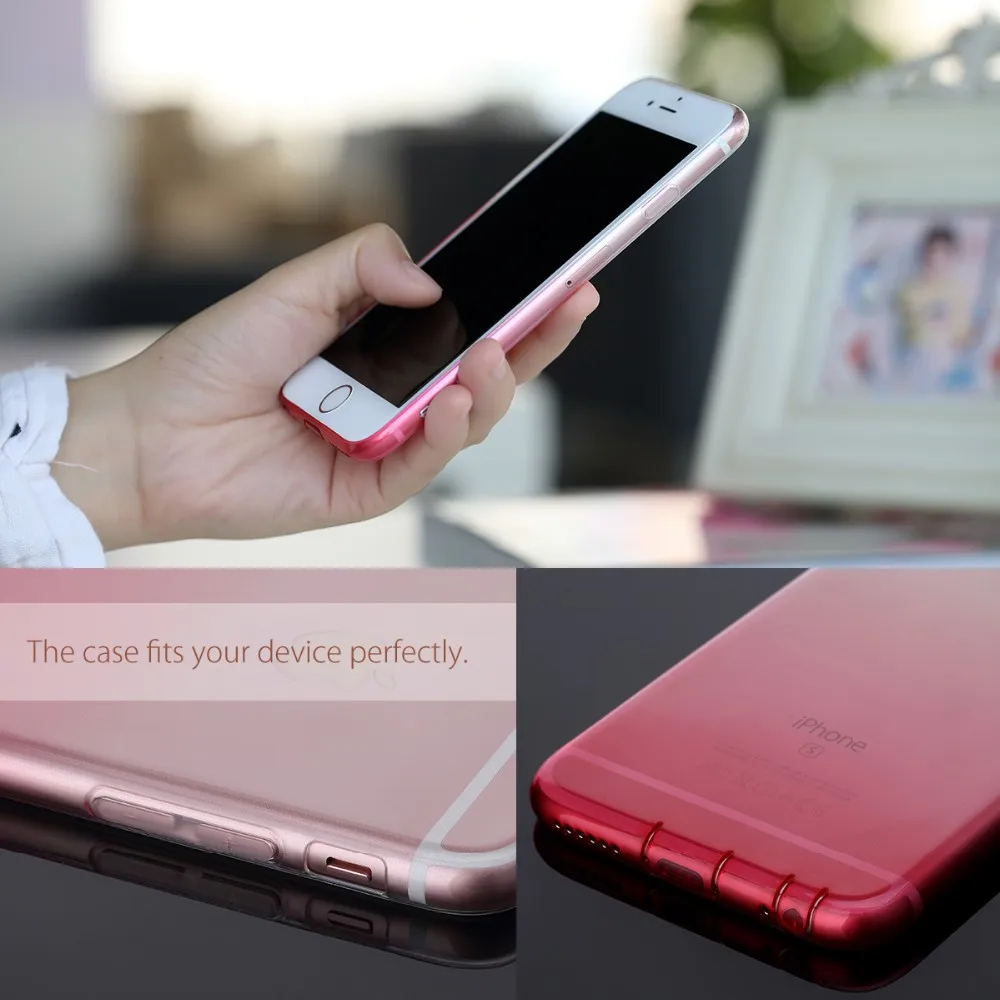 Rock для iphone 6s plus чехол 6 plus чехол градиентный цвет роскошный для девочек и мальчиков ударопрочный чехол для телефона мягкий чехол для телефона ip6